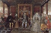 unknow artist Possibly after Lucas de Heere Allegory of the Tudor Succession USA oil painting reproduction